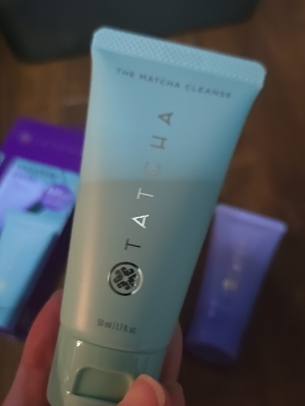 Tatcha Cleanser Duo – Purple & Teal Tubes - Picture 3 of 8
